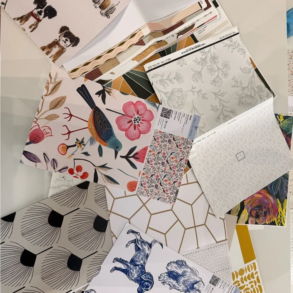 Assorted Wallpaper Samples- Several different companies